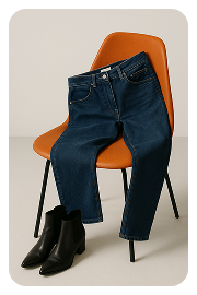 Pants on chair